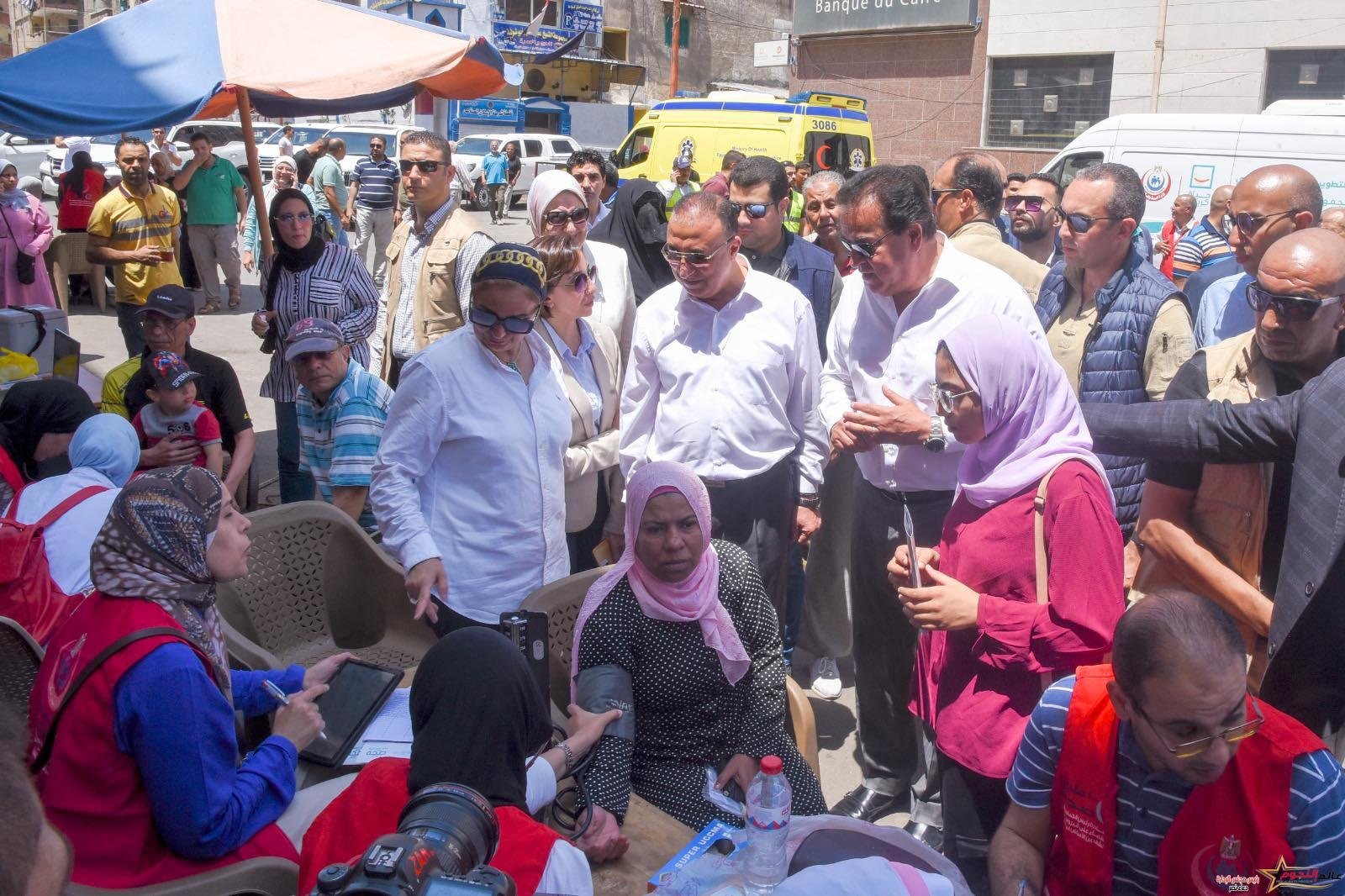 وزير الصحة ومحافظ الإسكندرية يتفقدان مقرات حملة 100 يوم صحة للوقوف على مؤشرات عمل المبادرة 3 وزير الصحة ومحافظ الإسكندرية يتفقدان مقرات حملة 100 يوم صحة للوقوف على مؤشرات عمل المبادرة