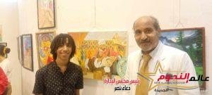 الرسام سيد أشرف العيسوي يشارك في معرض "كن أنت" بدار الأوبرا