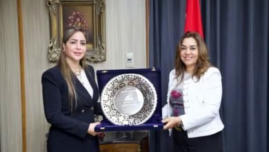 محافظ دمياط ورئيس حزب مصر أكتوبر توزعان أجهزة كهربائية على الفتيات اليتيمات المقبلات على الزواج 