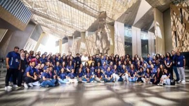 وزيرة الهجرة تجري زيارة للمتحف المصري الكبير بصحبة الوفد الشبابي لملتقى لوجوس الثالث