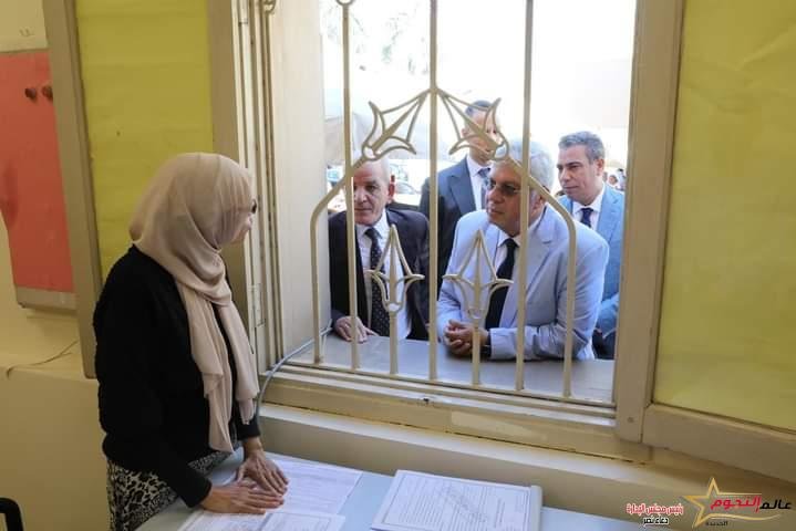 وزير التعليم العالي يتفقد أعمال مكتب التنسيق الرئيسي بجامعة عين شمس 