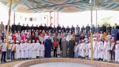 محافظ دمياط تلتقى الأطفال من حفظة القرآن الكريم بالبرنامج الصيفى التثقيفى لمديرية الأوقاف