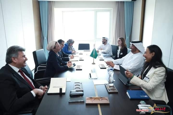 وزيرة البيئة تلتقى الدكتور سلطان بن أحمد الجابر الرئيس المعين لمؤتمر المناخ COP28 2 وزيرة البيئة تلتقى الدكتور سلطان بن أحمد الجابر الرئيس المعين لمؤتمر المناخ COP28