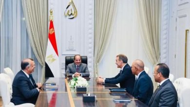 السيسي يستقبل السيد "برنارد لوني" الرئيس التنفيذي لشركة "بريتيش بيتروليوم BP"