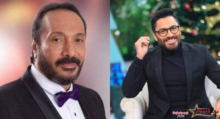 علي الحجار يشيد بتامر حسني: رجل مابيضيعش وقته غير في الفن