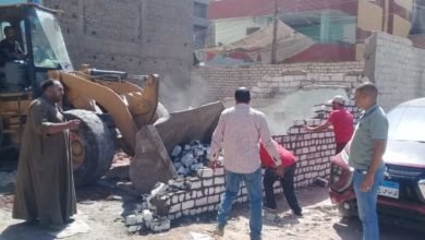 محافظ أسيوط: إزالة 13 حالة تعدى علي أراضي زراعية وبناء مخالف بمركزي أبنوب البداري وحي شرق