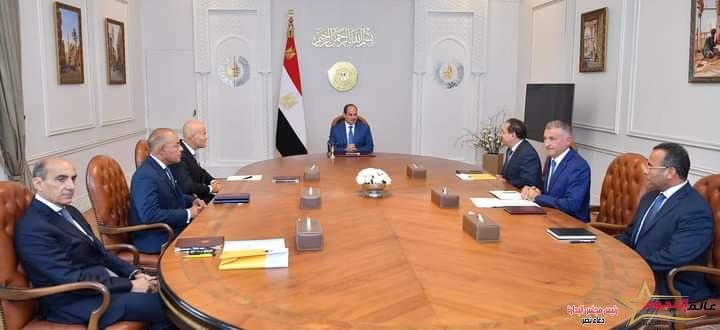 السيسي يستقبل اليوم السيد "كلاوديو ديسكالزي" الرئيس التنفيذي لشركة إيني الإيطالية