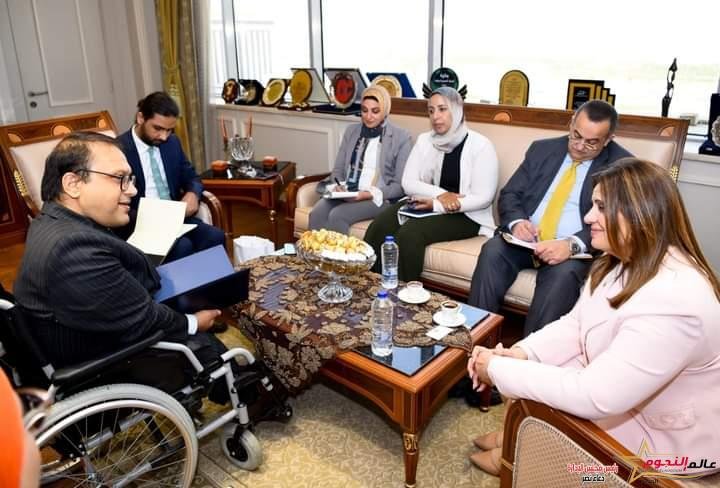 وزيرة الهجرة تستقبل سفير نيبال لبحث تعزيز التعاون في عدد من الملفات المشتركة 2 وزيرة الهجرة تستقبل سفير نيبال لبحث تعزيز التعاون في عدد من الملفات المشتركة