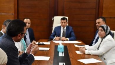 وزير الشباب والرياضة يبحث سبل تعزيز التعاون المشترك مع خدمات نقل الدم بوزارة الصحة