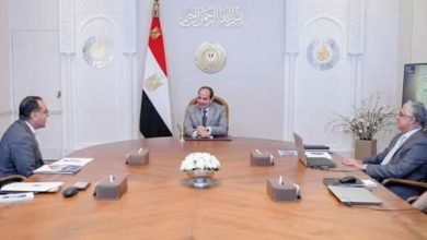 السيسي يجتمع اليوم مع رئيس مجلس الوزراء ورئيس الهيئة الهندسية للقوات المسلحة