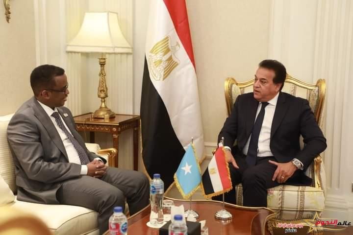 عبدالغفار يستقبل وزير العمل الصومالي لبحث التعاون المستقبلي في مجالات الصحة والسكان 1 عبدالغفار يستقبل وزير العمل الصومالي لبحث التعاون المستقبلي في مجالات الصحة والسكان