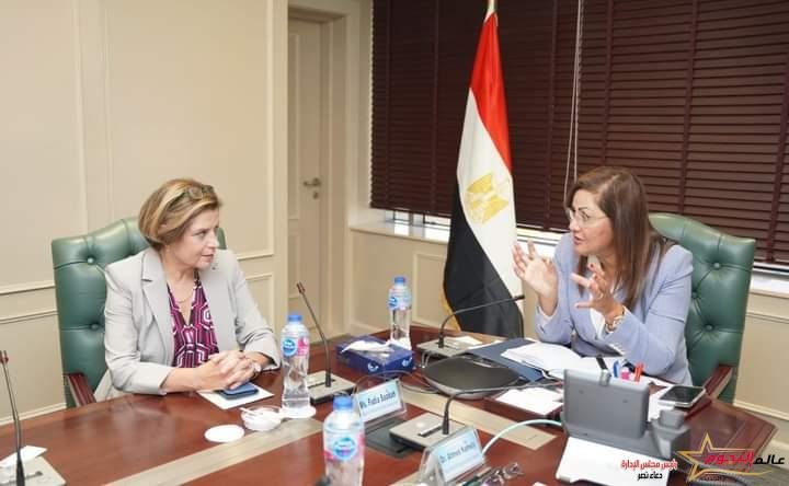 وزيرة التخطيط والتنمية الاقتصادية تبحث سبل التعاون مع وفد البنك الدولي