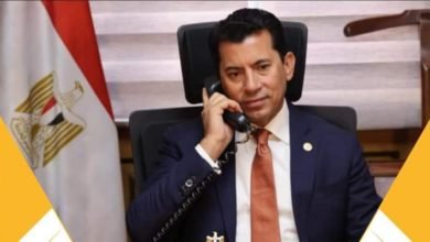 صبحي يطمئن علي بعثة منتخب مصر للجودو بعد وقوع زلزال المغرب 