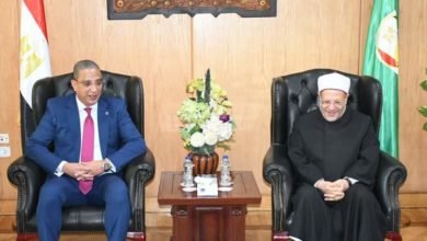 محافظ الفيوم يستقبل مفتي الديار المصرية