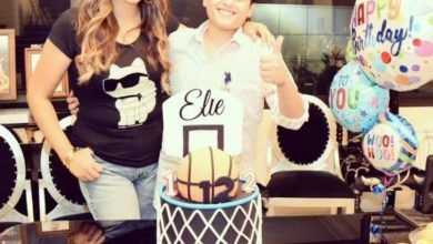 باسكال مشعلاني تحتفل بعيد ميلاد ابنها