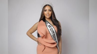 هنا محمد إبراهيم ملكة جمال مصر وحصلت علي عده ألقاب منها miss talent