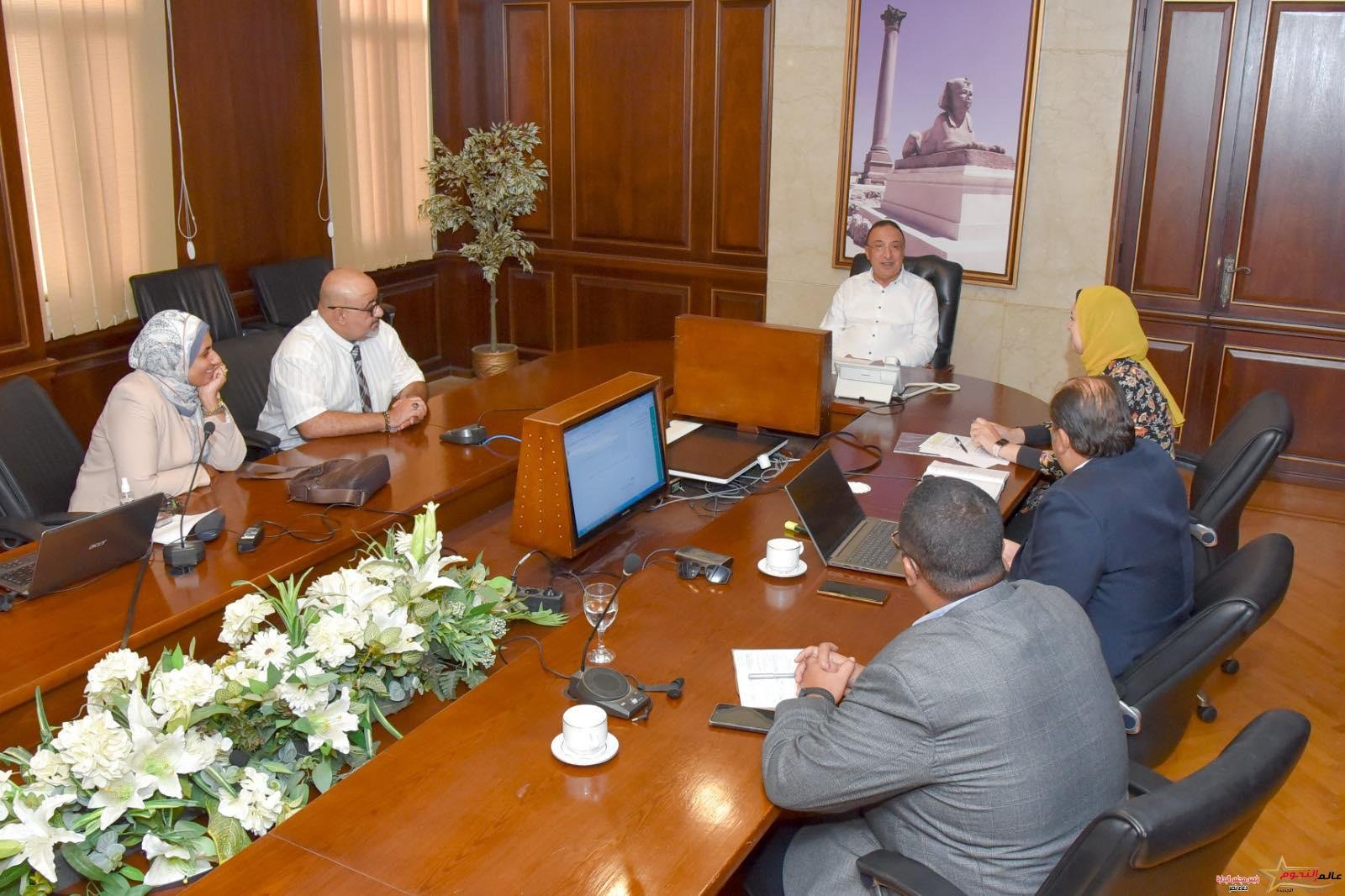 محافظ الإسكندرية يتابع أعمال اللجنة التنفيذية لتقييم المشروعات المقدمة في المبادرة الوطنية للمشروعات الخضراء الذكية