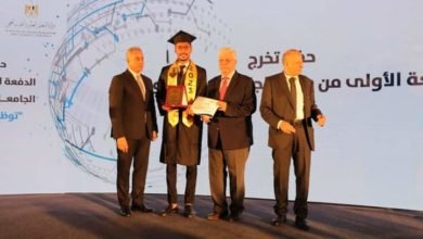وزيرا التعليم العالي والعمل يشهدان حفل تخرج الدفعة الأولى من طلاب الجامعات التكنولوجية