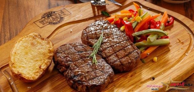 ستيك لحم مشوي بالزبدة ... مقدم من: مطبخ عالم النجوم 2 ستيك لحم مشوي بالزبدة ... مقدم من: مطبخ عالم النجوم