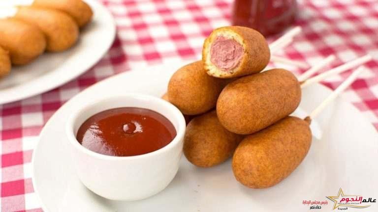 طريقة عمل كورن دوج بالبطاطس من مطبخ عالم النجوم 2 طريقة عمل كورن دوج بالبطاطس من مطبخ عالم النجوم