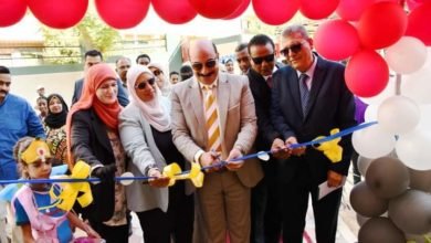 محافظ أسوان يفتتح أعمال التطوير ورفع الكفاءة بمدرسة نجيب محفوظ لغات فرنسى