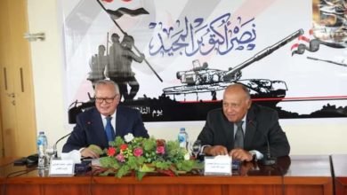 شكري يشارك في ندوة المجلس المصري للشئون الخارجية بمناسبة الاحتفال بأنتصارات أكتوبر المجيدة