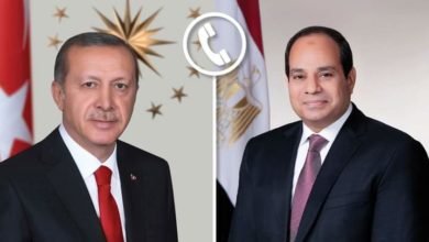 السيسي يتلقي هاتفياً من الرئيس التركي رجب طيب أردوغان
