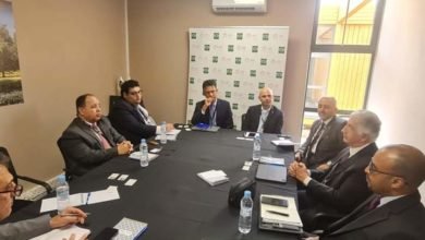 وزير المالية فى لقائه مع الرئيس التنفيذي للمؤسسة الدولية الإسلامية لتمويل التجارة فى مراكش