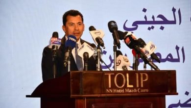وزير الشباب يشهد المؤتمر الصحفى لانطلاق مشروع " الجينوم الرياضي"