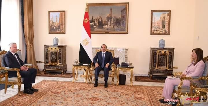 السيسي يستقبل السيد "ماتياس كورمان"سكرتير عام منظمة التعاون الاقتصادي والتنمية 2 السيسي يستقبل السيد "ماتياس كورمان"سكرتير عام منظمة التعاون الاقتصادي والتنمية