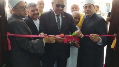 إفتتاح مسجد النور بمنطقة باب الحرس بدمياط وتأدية صلاة الغائب على شهداء الشعب الفلسطيني