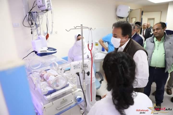 وزير الصحة يتفقد مشروع إنشاء وتطوير مستشفى طهطا العام 2 وزير الصحة يتفقد مشروع إنشاء وتطوير مستشفى طهطا العام