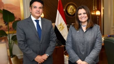 وزيرة الهجرة تستقبل السفير المصري الجديد في نيوزيلندا لبحث التعاون في تلبية احتياجات الجالية المصرية 