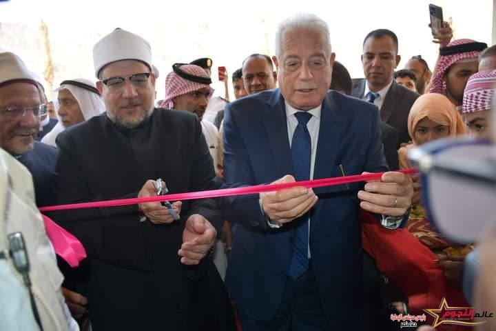 محافظ جنوب سيناء ووزير الأوقاف يفتتحان مسجد الصديق بنويبع 2 محافظ جنوب سيناء ووزير الأوقاف يفتتحان مسجد الصديق بنويبع