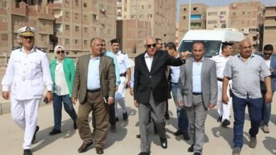 محافظ الجيزة يتفقد أعمال التطوير للمناطق المحيطة بمحطة قطارات الصعيد ببشتيل