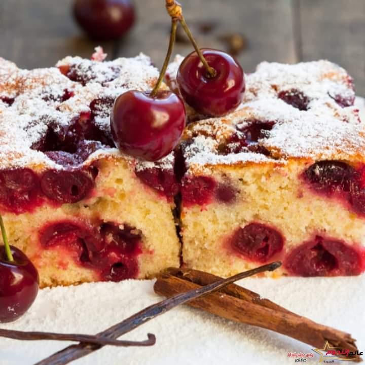 طريقة تحضير كيكة الكرز من مطبخ عالم النجوم 2 طريقة تحضير كيكة الكرز من مطبخ عالم النجوم