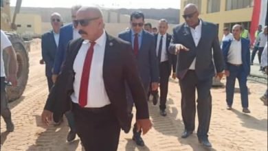 صبحي يقوم بجولة تفقدية بنادي المصري القاهري