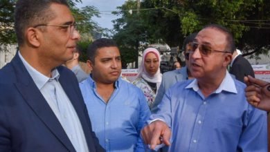 محافظ الإسكندرية يتفقد أعمال مشروع الاستراتيجية المتكاملة لإدارة مياه الأمطار بميدان فيكتور عمانويل بمنطقة سموحة