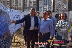 محافظ الإسكندرية يتفقد أعمال مشروع الاستراتيجية المتكاملة لإدارة مياه الأمطار بميدان فيكتور عمانويل بمنطقة سموحة