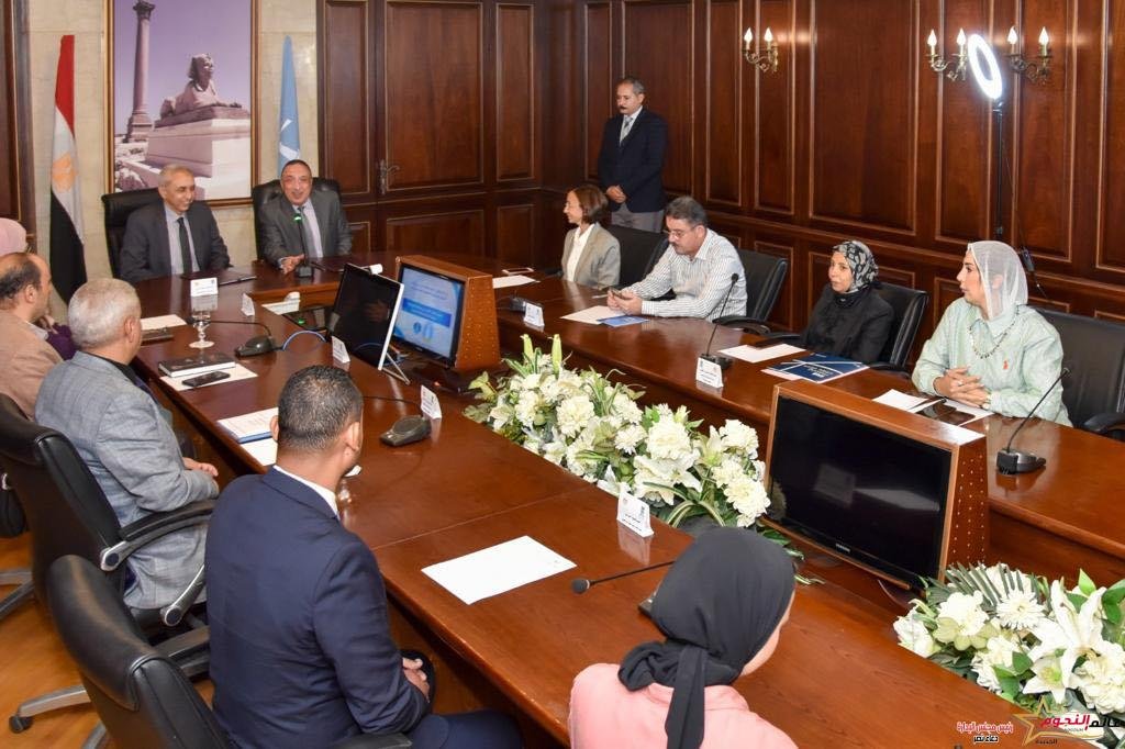 محافظ الإسكندرية يوقع بروتوكول تعاون بين محافظة الإسكندرية والهيئة المصرية العامة للمساحة