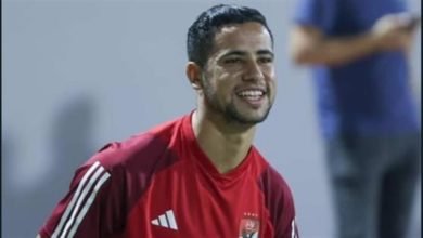 رضا سليم يبدأ برنامج العلاج الطبيعي فى الأهلى للتعافى من جراحة الترقوة