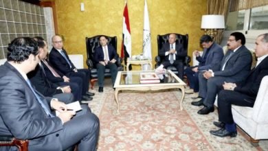 وزير النقل يلتقي رئيس وقيادات شركة أفيك انترناشيونال الصينية العالمية لبحث التعاون المشترك