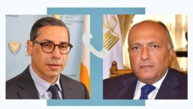 وزير الخارجية يتلقى اتصالات من وزراء خارجية قبرص والنرويج وأيرلندا