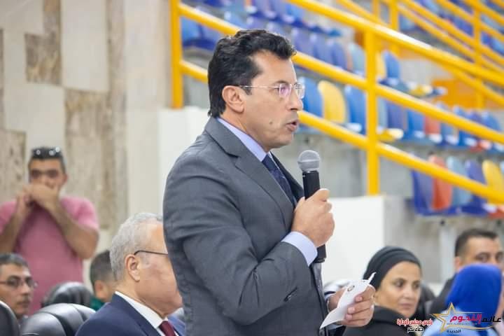 صبحي يشهد أفتتاح بطولة كأس العالم لكرة الطائرة البارالمبية بالمدينة الرياضية بالعاصمة الإدارية الجديدة 2 صبحي يشهد أفتتاح بطولة كأس العالم لكرة الطائرة البارالمبية بالمدينة الرياضية بالعاصمة الإدارية الجديدة