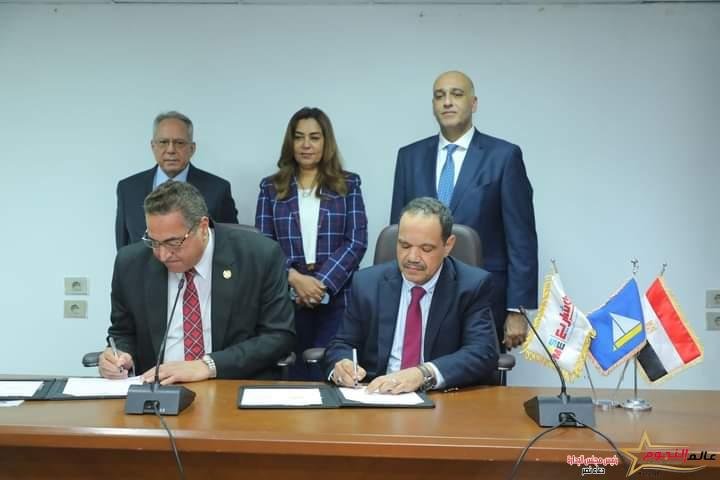 محافظ دمياط ورئيس جهاز تنمية المشروعات يشهدان توقيع بروتوكول تعاون بين الجهاز وجامعة حورس لدعم مجال ريادة الأعمال
