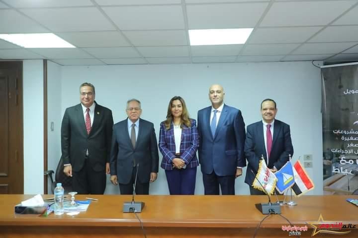 محافظ دمياط ورئيس جهاز تنمية المشروعات يشهدان توقيع بروتوكول تعاون بين الجهاز وجامعة حورس