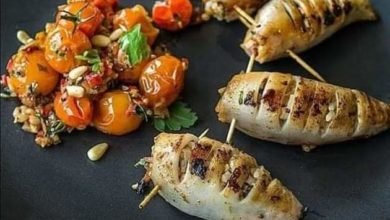 طريقة تحضير الكلماري المحشي بالجمبري من مطبخ عالم النجوم