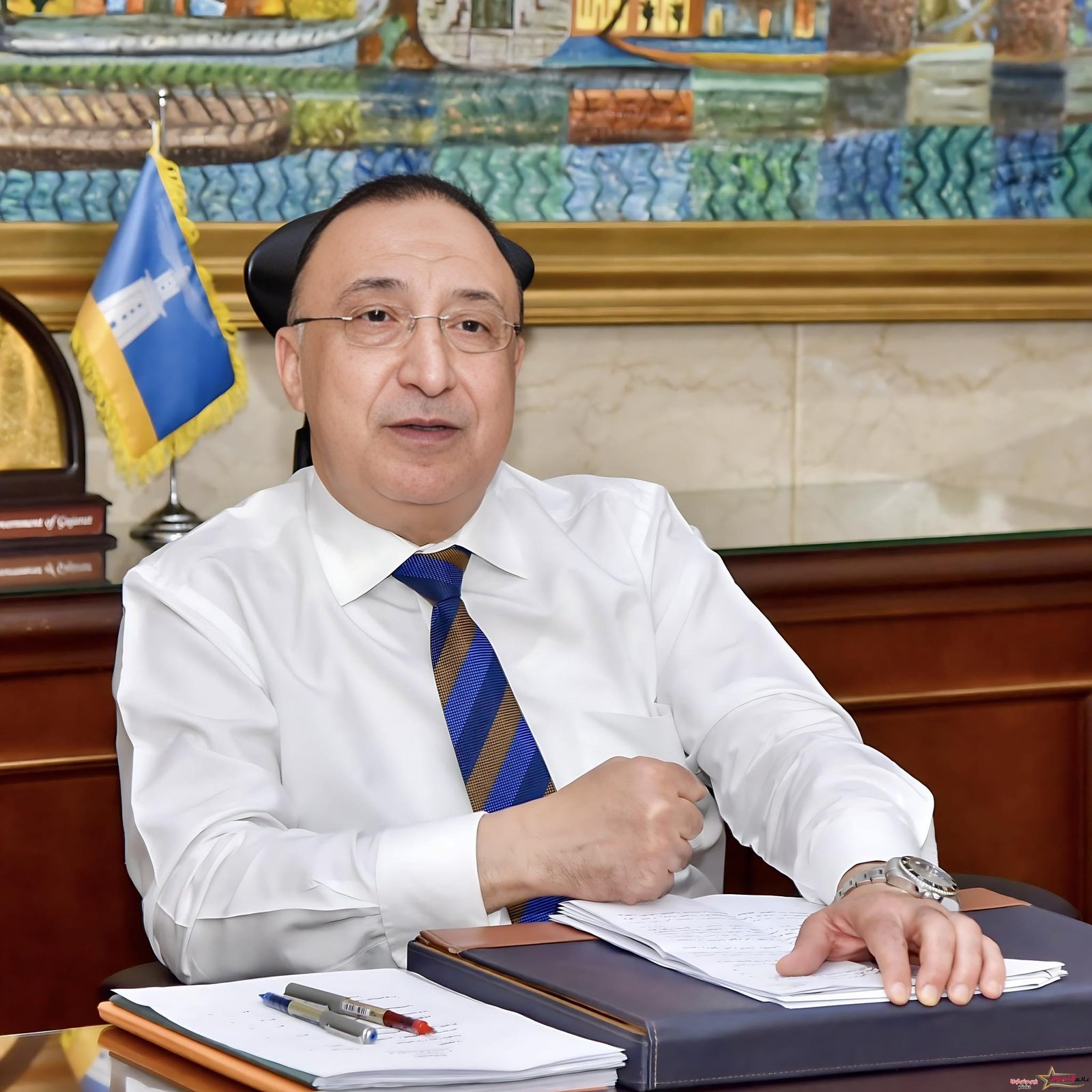 محمد الشريف يتابع مؤشرات حملة ١٠٠ يوم صحة على نطاق الثغر