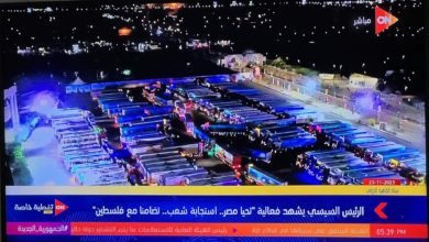 السيسي يشهد فاعليات مؤتمر تحيا مصر وفلسطين