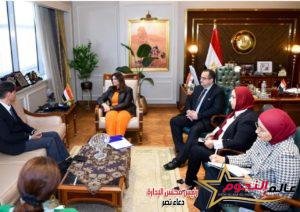 وزيرة الهجرة تستقبل حسين زناتى خبير التعليم فى اليابان 3 وزيرة الهجرة تستقبل حسين زناتى خبير التعليم فى اليابان